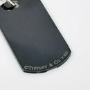 24" Tiffany T&CO Dog Tag Pendant Necklace on Bead Chain in Titanium and Silver-6