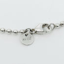 24" Tiffany T&CO Dog Tag Pendant Necklace on Bead Chain in Titanium and Silver-8