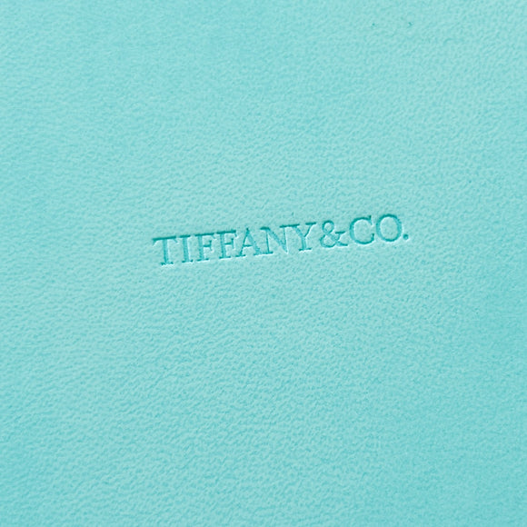 LARGE Tiffany & Co Large Blue Leather Suede Jewelry Box