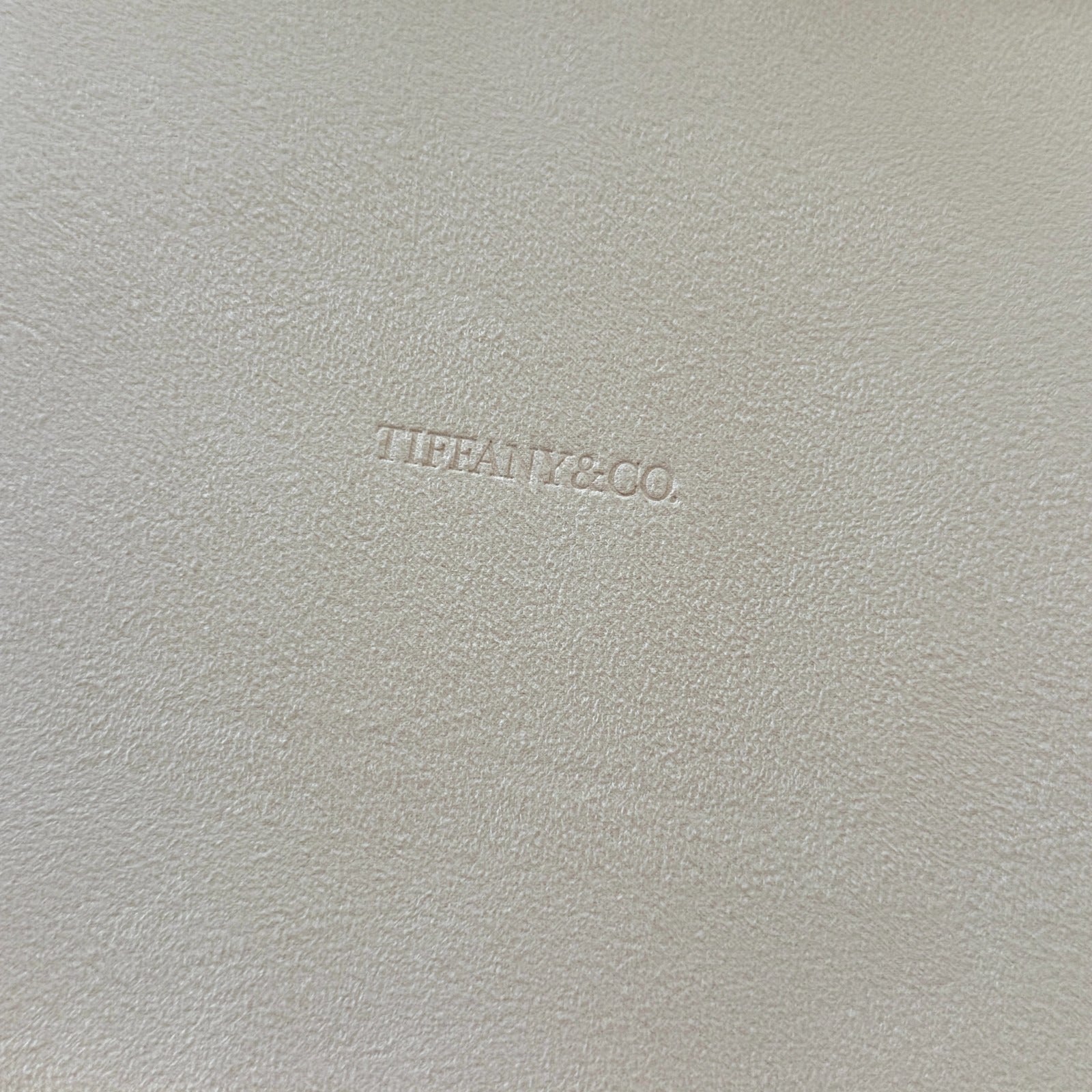 LARGE Tiffany & Co Large Blue Leather Suede Jewelry Box