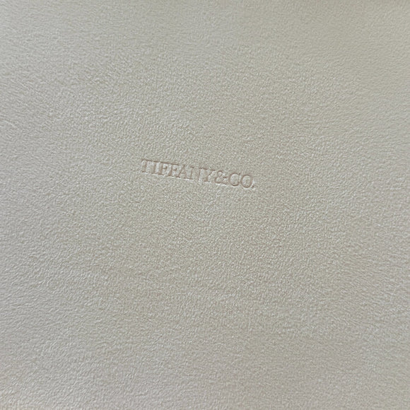 LARGE Tiffany & Co Large Blue Leather Suede Jewelry Box