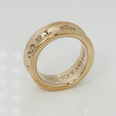Size 5 Tiffany & Co Gold Plated 1837 Ring in Sterling Silver Concave-3