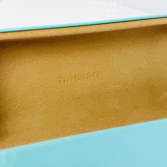 Tiffany & Co. TF4151 Brown Acetate Cat Eye Sunglasses Gold Tone Tortoise Shell