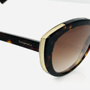 Tiffany & Co. TF4151 Brown Acetate Cat Eye Sunglasses Gold Tone Tortoise Shell-4