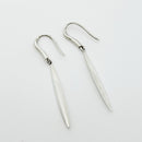 Tiffany & Co Feather Earrings by Elsa Peretti Drop Elongated Dangle Hook-1