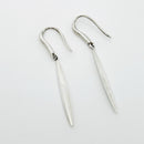 Tiffany & Co Feather Earrings by Elsa Peretti Drop Elongated Dangle Hook-2
