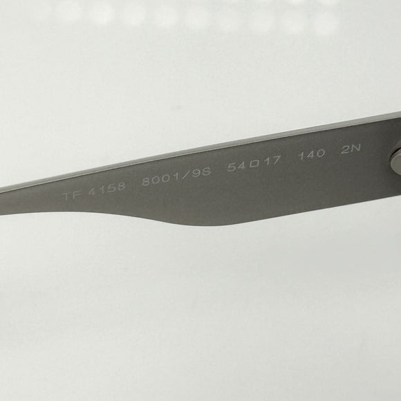 Tiffany & Co Sunglasses Silver Diamond Point Cats Eye Black Blue TF4158 8001/9S