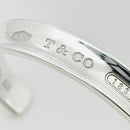Extra Small 5.75" Tiffany & Co 1837 Wide Cuff Bracelet in Sterling Silver-4