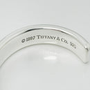 Extra Small 5.75" Tiffany & Co 1837 Wide Cuff Bracelet in Sterling Silver-7