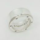 Size 5 Tiffany & Co Metropolis Ring Mens Band Unisex in Sterling Silver-2