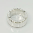Size 5 Tiffany & Co Metropolis Ring Mens Band Unisex in Sterling Silver-3