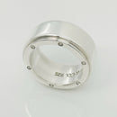 Size 5 Tiffany & Co Metropolis Ring Mens Band Unisex in Sterling Silver-4
