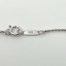 Tiffany Letter S Alphabet Initial Disc Notes Pendant Bead Chain Necklace-5