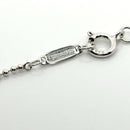 Tiffany Letter S Alphabet Initial Disc Notes Pendant Bead Chain Necklace-6