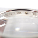 Size 8.5 Tiffany & Co Diamond Stacking Ring by Elsa Peretti  in Sterling Silver-6