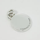 Tiffany 1837 Round Charm or Pendant in Blue enamel and Sterling Silver-4