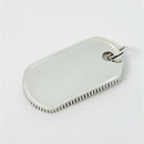 Tiffany & Co Mens Coin Edge ID Dog Tag Pendant in Sterling Silver-6