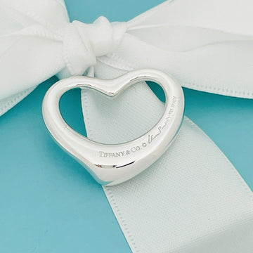 Tiffany Elsa Peretti Open Heart Pendant in Sterling Silver