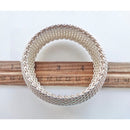 Tiffany Wide Somerset Bracelet Mesh Weave Flexible Bangle in Sterling Silver-3