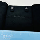 Tiffany & Co Jewelry Roll for Travel and Storage Black Suede Leather Pouch-1