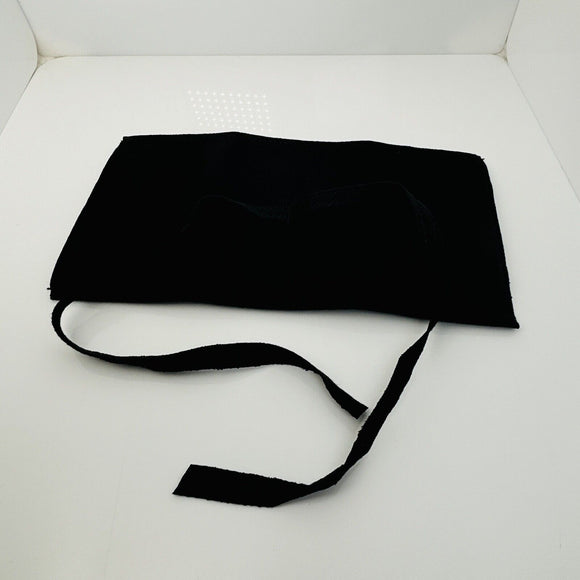 Tiffany & Co Jewelry Roll for Travel and Storage Black Suede Leather Pouch
