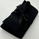 Tiffany & Co Jewelry Roll for Travel and Storage Black Suede Leather Pouch-5