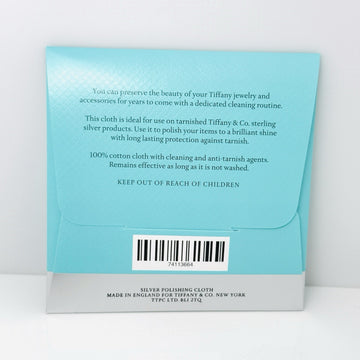 Tiffany Blue Polishing Cloth for Sterling Silver Anti-tarnish Tarnish Remover - 0