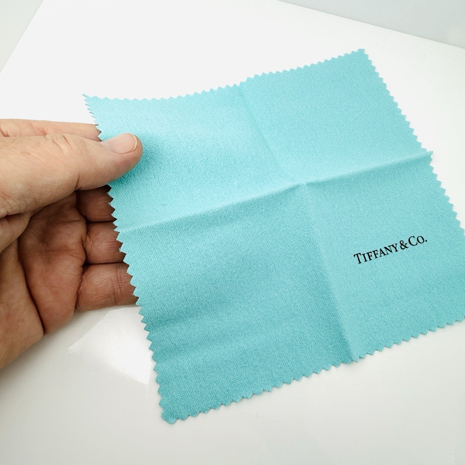 Tiffany Blue Polishing Cloth for Sterling Silver Anti-tarnish Tarnish Remover