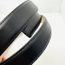 NEW Tiffany & Co Black Leather Mens Belt Size 38 Calf Skin-7
