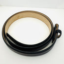 NEW Tiffany & Co Black Leather Mens Belt Size 38 Calf Skin-8