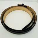 NEW Tiffany & Co Black Leather Mens Belt Size 38 Calf Skin-9