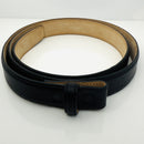 NEW Tiffany & Co Black Leather Mens Belt Size 38 Calf Skin-10