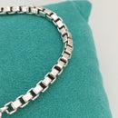 7.75" Tiffany Venetian Link Bracelet in Sterling Silver Mens Unisex-3