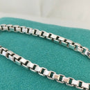 7.75" Tiffany Venetian Link Bracelet in Sterling Silver Mens Unisex-6