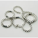 26" Tiffany & Co  Mens Unisex Venetian Box Link Necklace in Sterling Silver-1