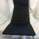 Tiffany Black Leather Suede Necklace Presentation Folding Pouch With Blue Lining-6