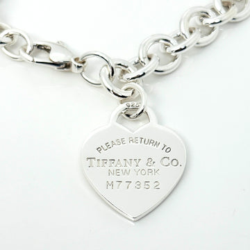 8.75" Please Return to Tiffany New York Extra Large Heart Tag Charm Bracelet - 0