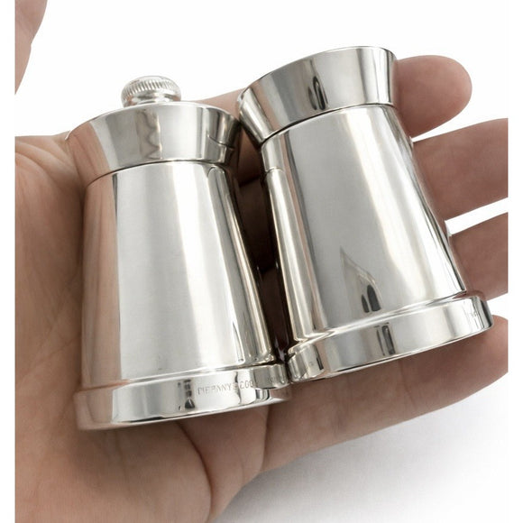 Tiffany & Co Salt Shaker and Pepper Grinder Set in 925 Sterling Silver