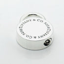 RARE Tiffany & Co Sterling Silver Round Padlock Lock Charm Engravable-5