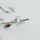 Tiffany Olive Leaf Large Hoop Earrings in Sterling Silver Paloma Picasso-4