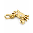 Tiffany & Co. Gold Crab Charm with Diamond Eyes 18K 750 Yellow Gold-1