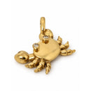 Tiffany & Co. Gold Crab Charm with Diamond Eyes 18K 750 Yellow Gold-6