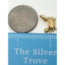 Tiffany & Co. Gold Crab Charm with Diamond Eyes 18K 750 Yellow Gold-5