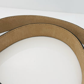 Tiffany & Co Black Leather Calfskin Mens Belt Size 34 - 0