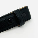 Tiffany & Co Black Leather Calfskin Mens Belt Size 34-5