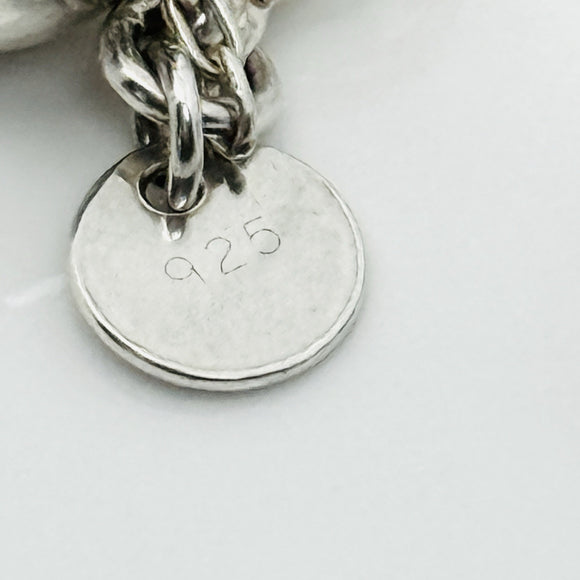 7.75" Tiffany & Co HardWear Ball Bracelet in Silver 10mm Bead Size Medium