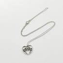 16" Tiffany Enchant Heart Filigree Pendant Necklace in Silver-3