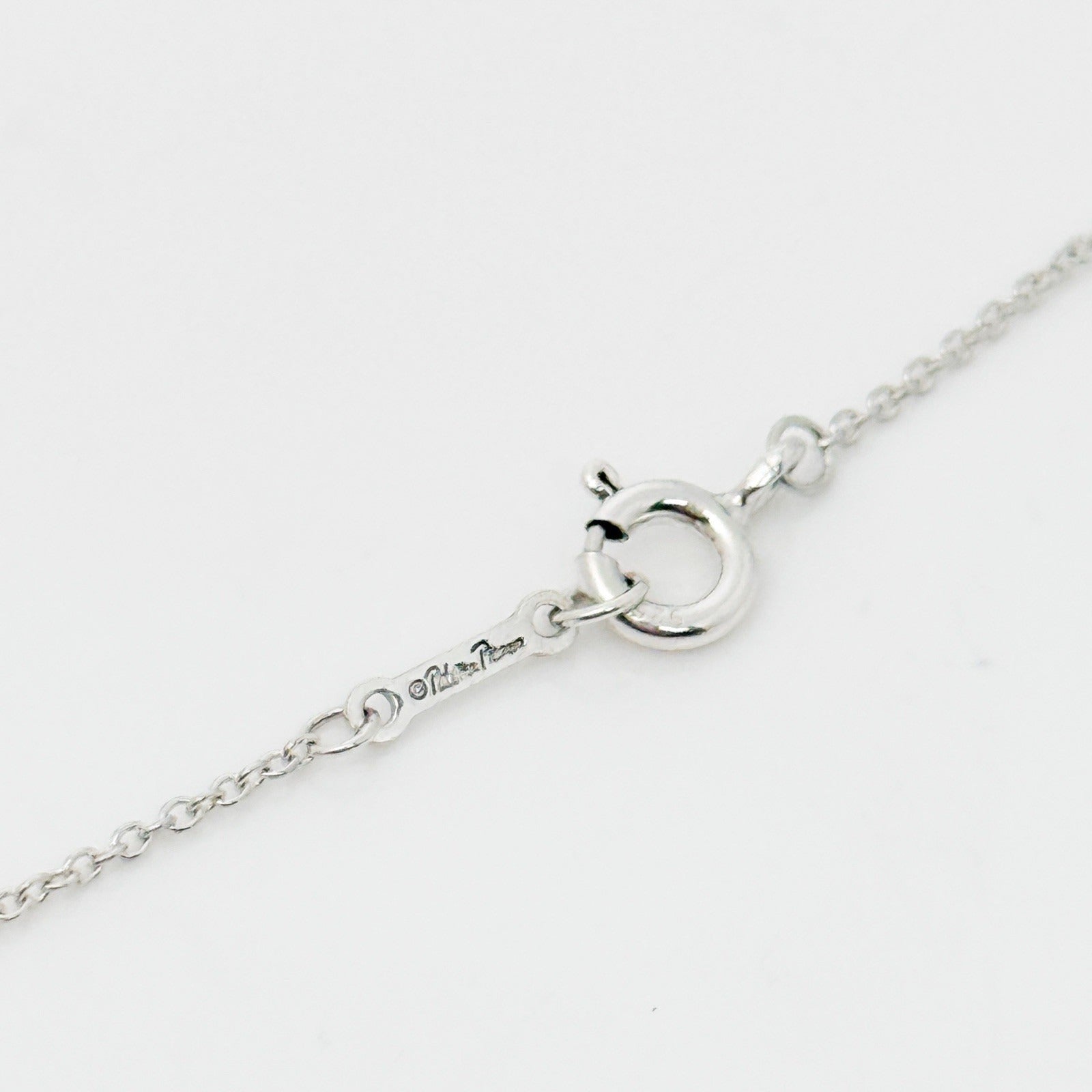 16" Tiffany Enchant Heart Filigree Pendant Necklace in Silver