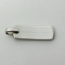 Tiffany Atlas Necklace Bar Pendant in Black Enamel Titanium and Sterling Silver-4