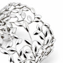 6.5" Tiffany & Co. Olive Leaf Wide Cuff Bracelet  by Paloma Picasso in Silver-7